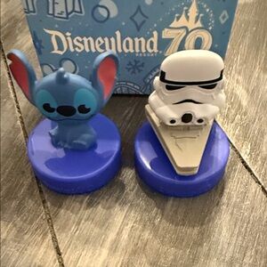 Disneyland 70th Anniversary Box McDonalds toys. Stitch and Star Wars new
